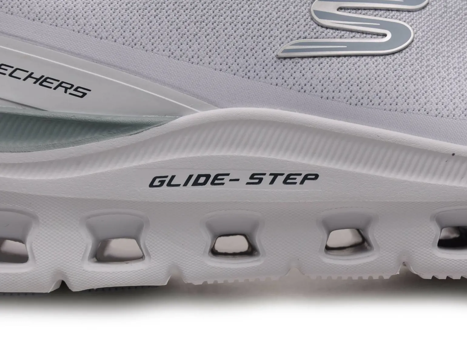 Skechers 233132 GLIDESTEP Blanc Baskets Basses Homme