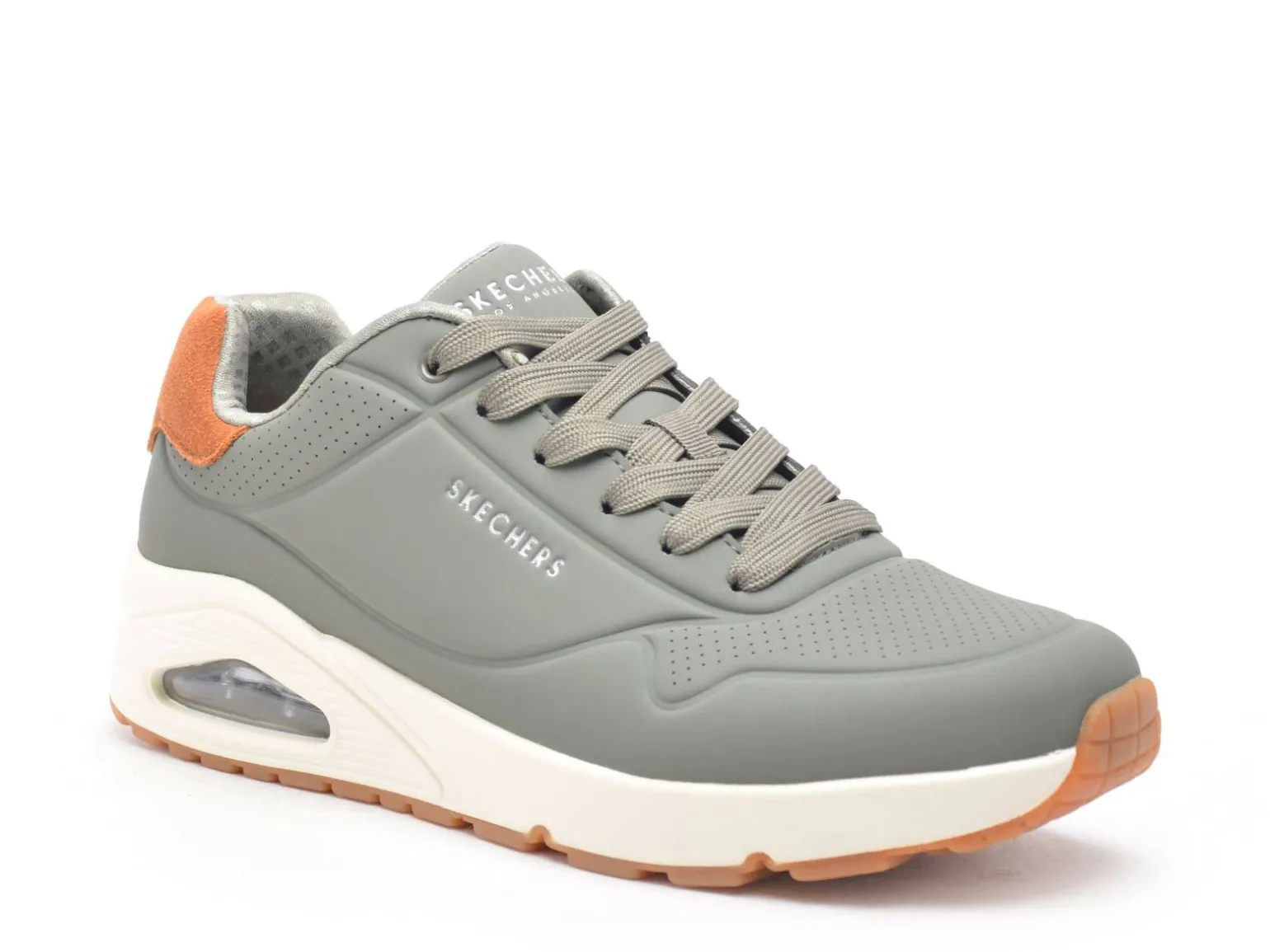 Skechers 183004 Kaki Baskets Basses Homme