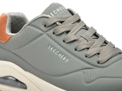 Skechers 183004 Kaki Baskets Basses Homme
