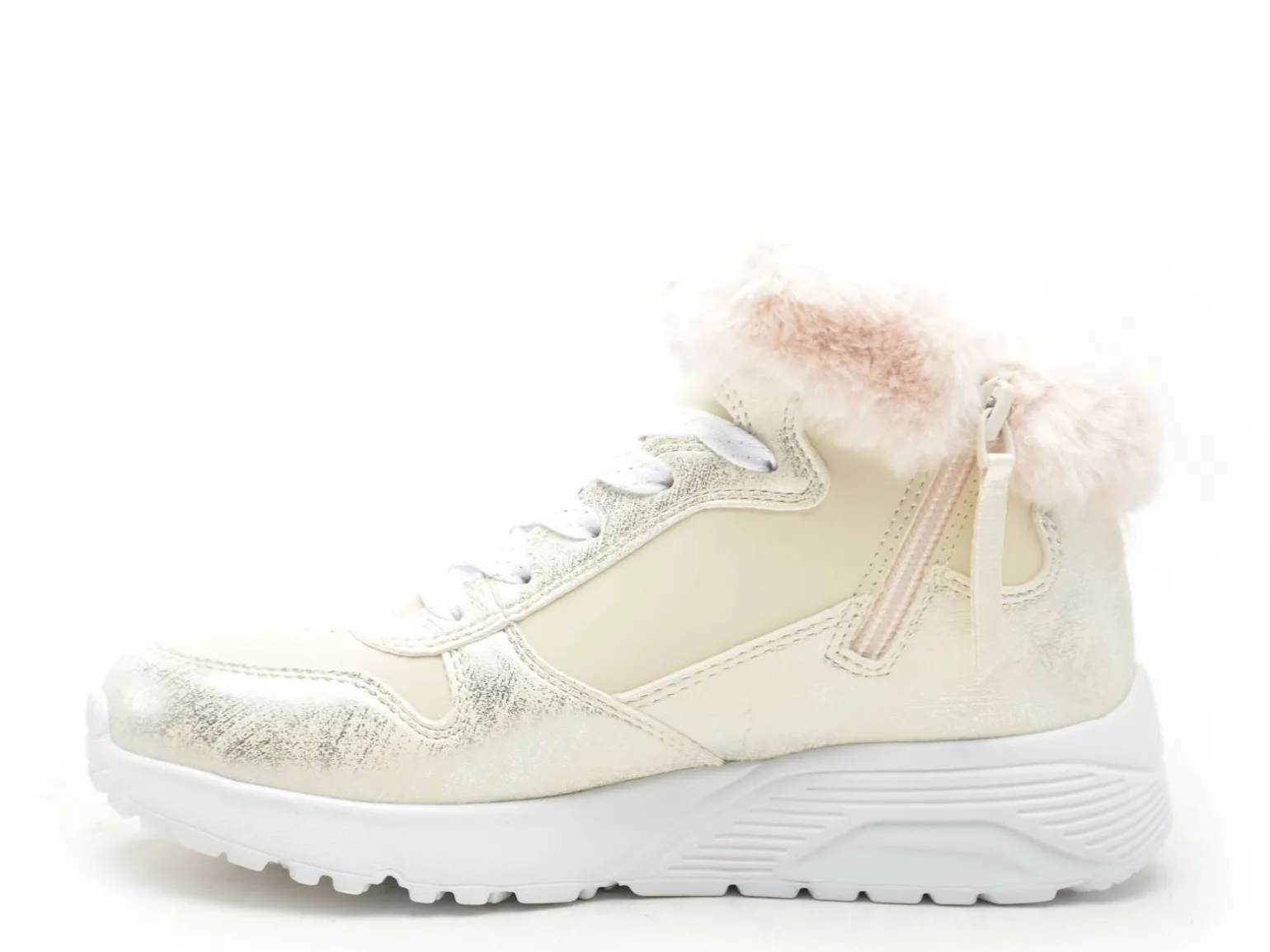 Skechers 310396L Beige Baskets Montantes Fille