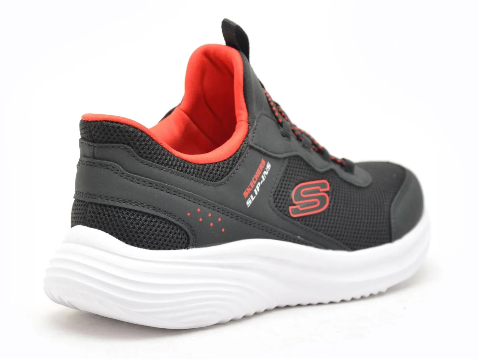 Skechers 404208L BOUNDER Noir Baskets Basses Garçon