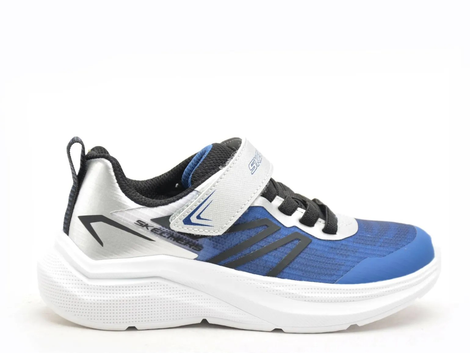 Skechers 404125L MICROSPEC Bleu Baskets Basses Garçon