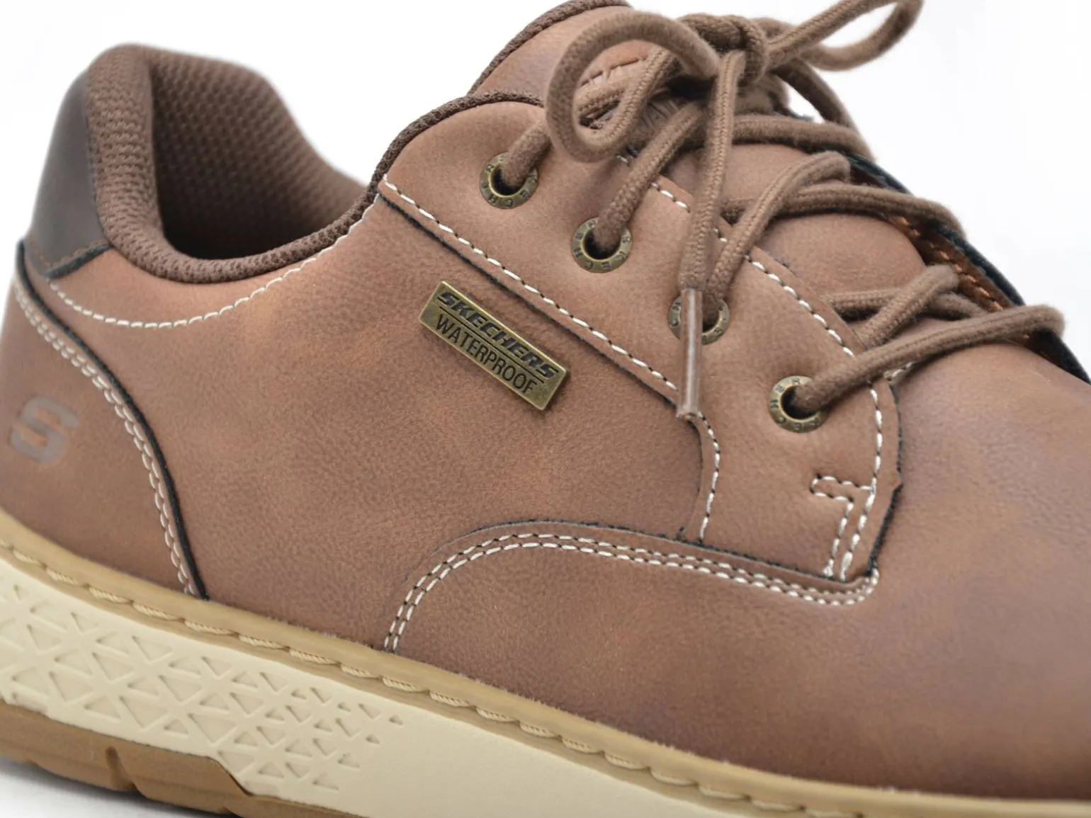 Skechers 205234 Marron Baskets Basses Homme
