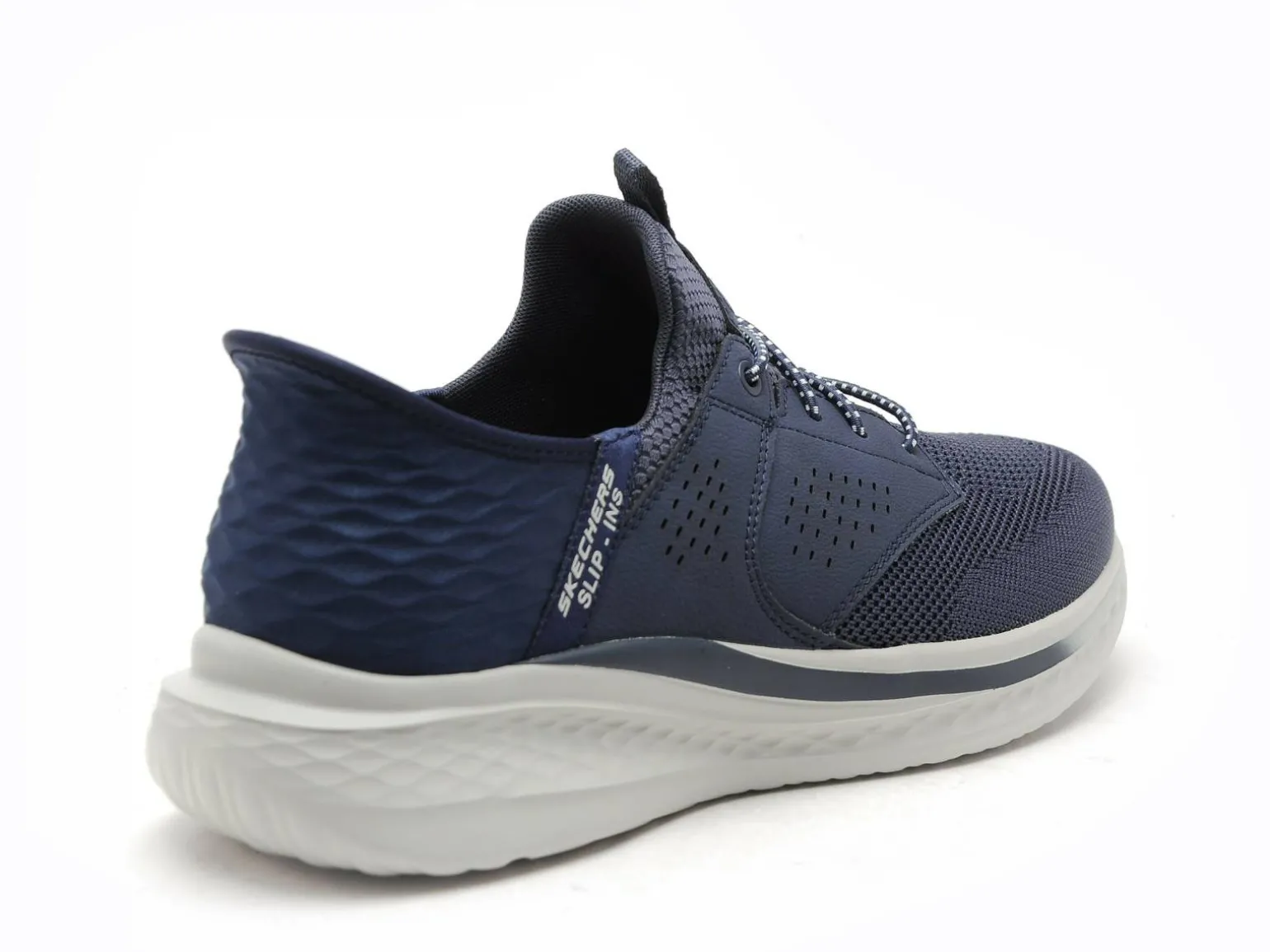 Skechers 210889 SLADE Bleu Baskets Basses Homme