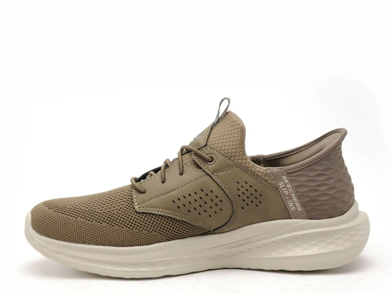 Skechers 210889 SLADE Kaki Baskets Basses Homme