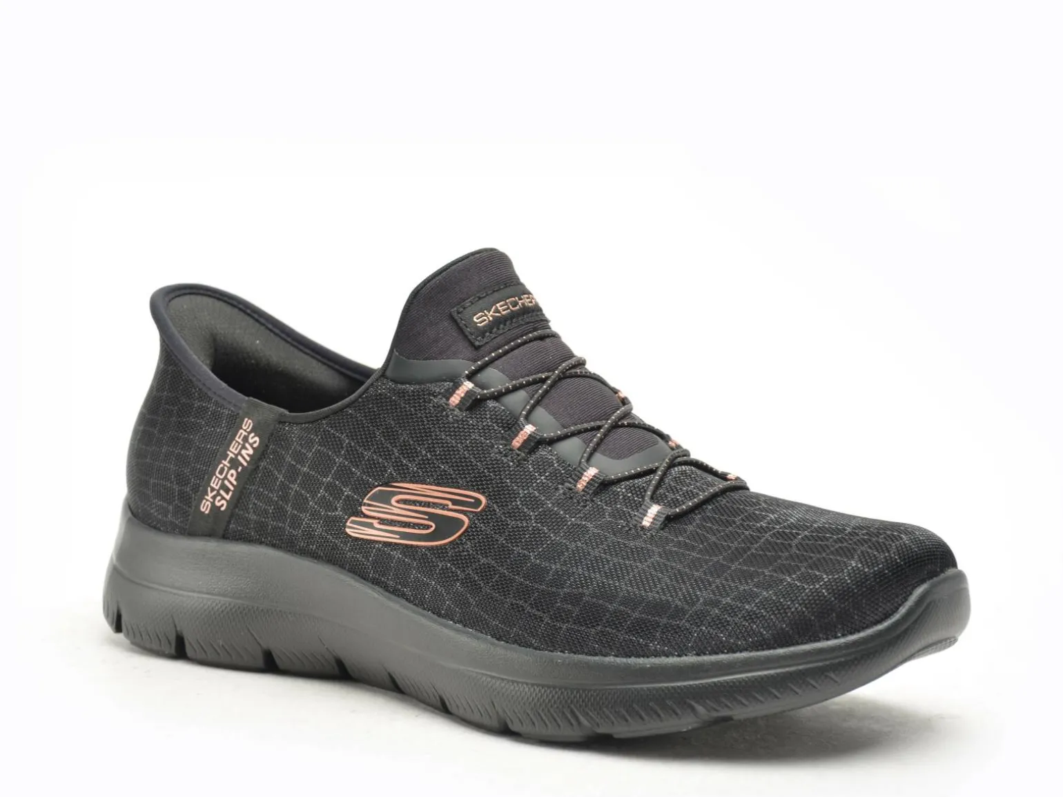 Skechers 150128 SUMMIT Noir Baskets Basses Femme