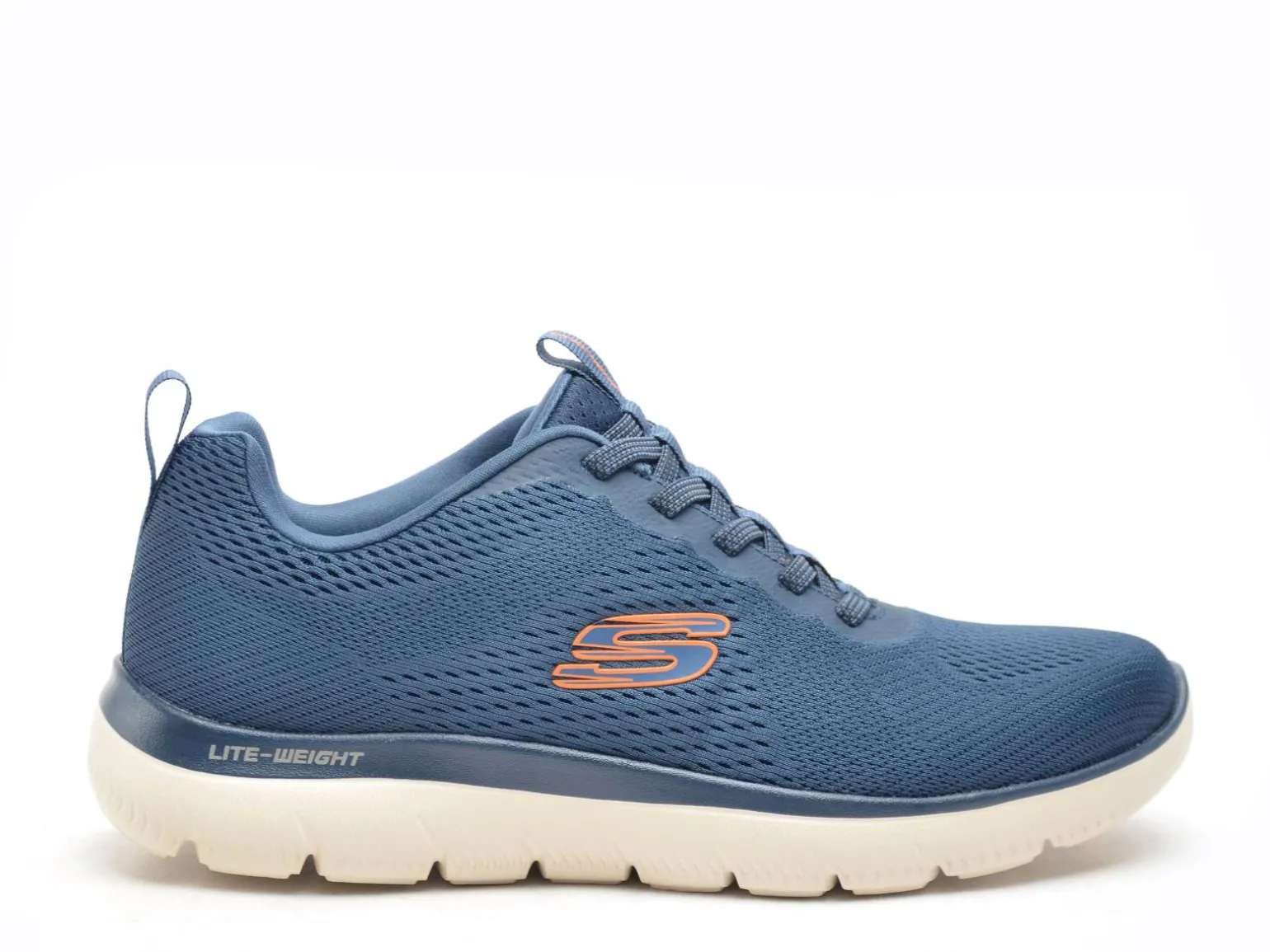 Skechers 232963 SUMMITS Bleu Baskets Basses Homme
