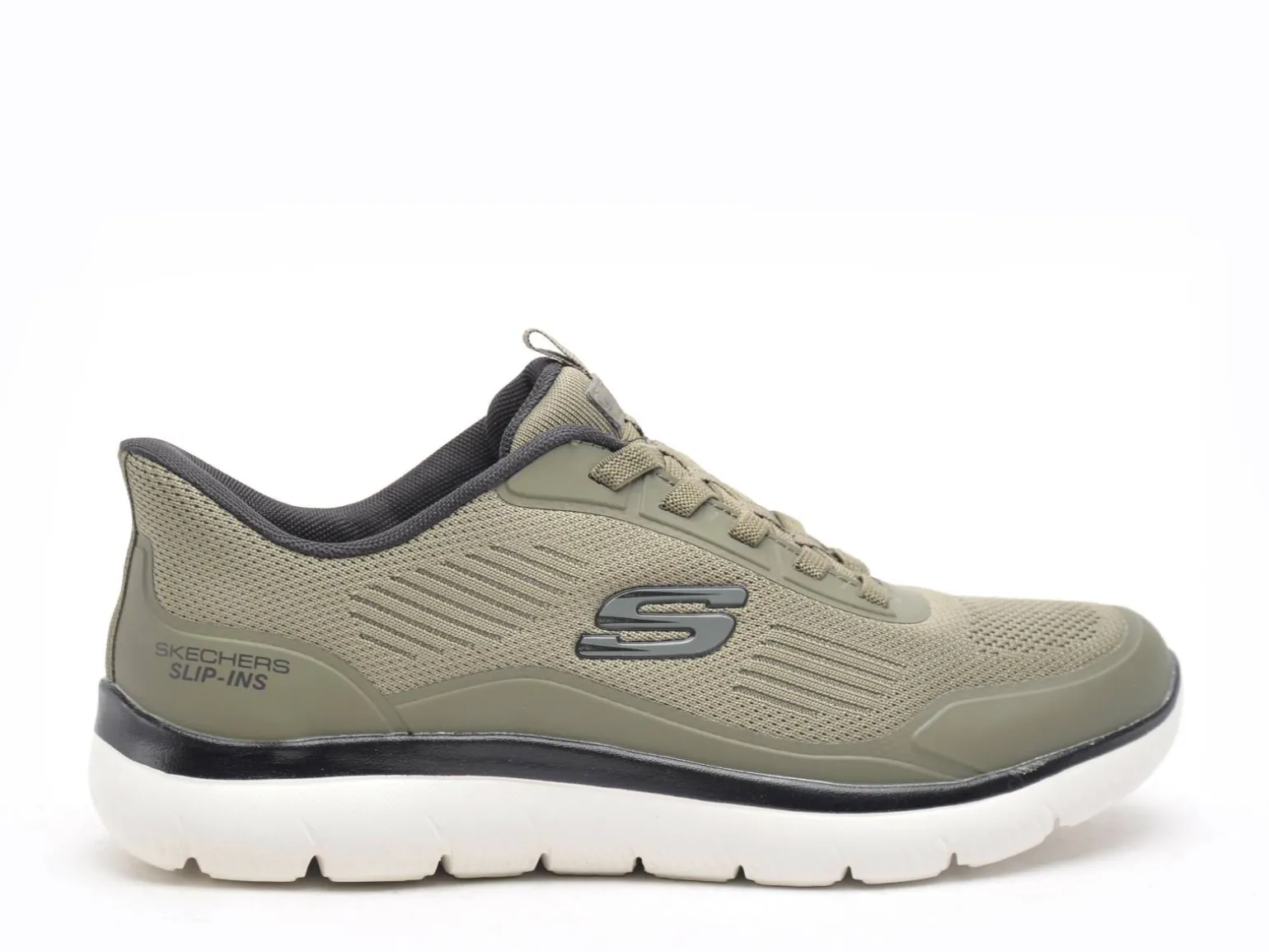 Skechers 233047 SUMMITSLIPINS Kaki Baskets Basses Homme