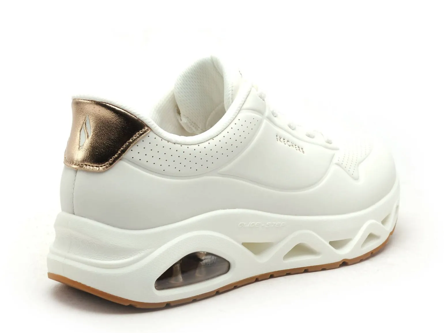 Skechers 190113 UNO Blanc Baskets Basses Femme