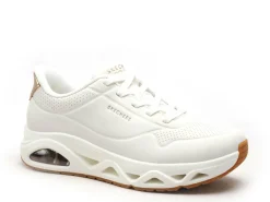 Skechers 190113 UNO Blanc Baskets Basses Femme