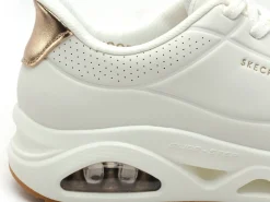 Skechers 190113 UNO Blanc Baskets Basses Femme