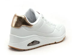 Skechers 177094 UNO Blanc Baskets Basses Femme
