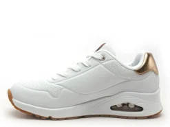 Skechers 177094 UNO Blanc Baskets Basses Femme