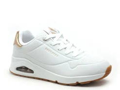 Skechers 177094 UNO Blanc Baskets Basses Femme