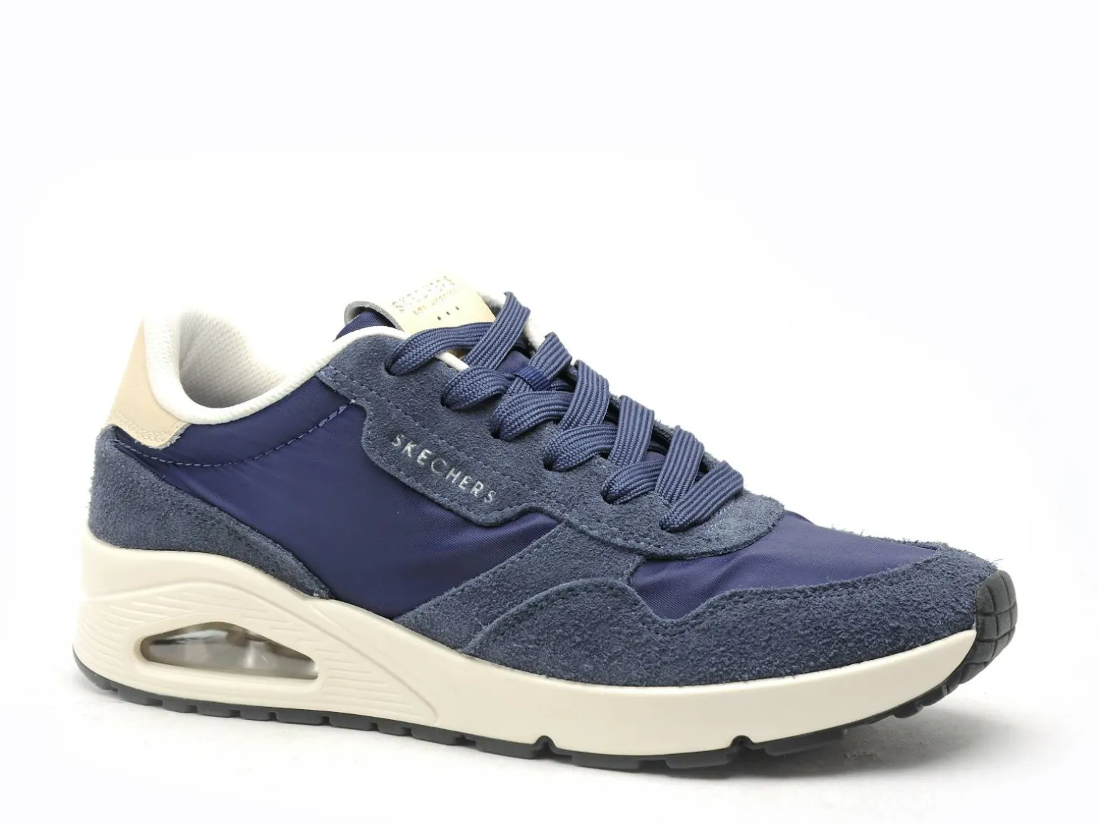 Skechers 183053 UNO Bleu Baskets Basses Homme
