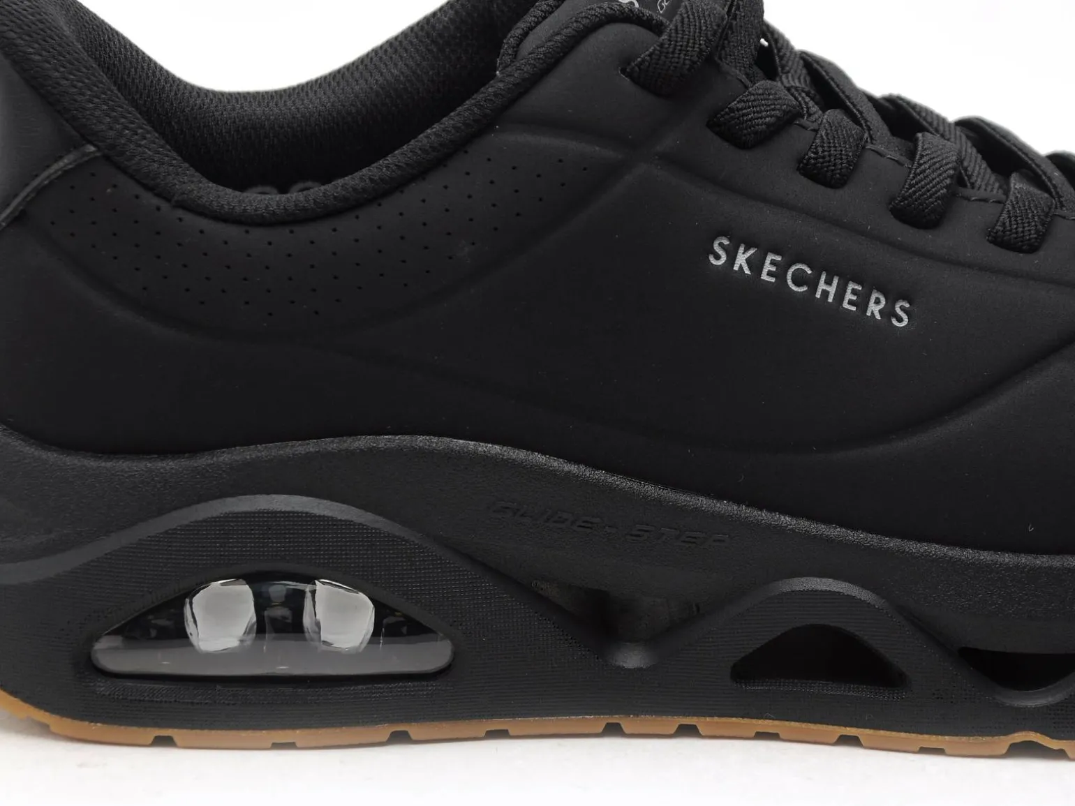 Skechers 183420 UNO Noir Baskets Basses Homme