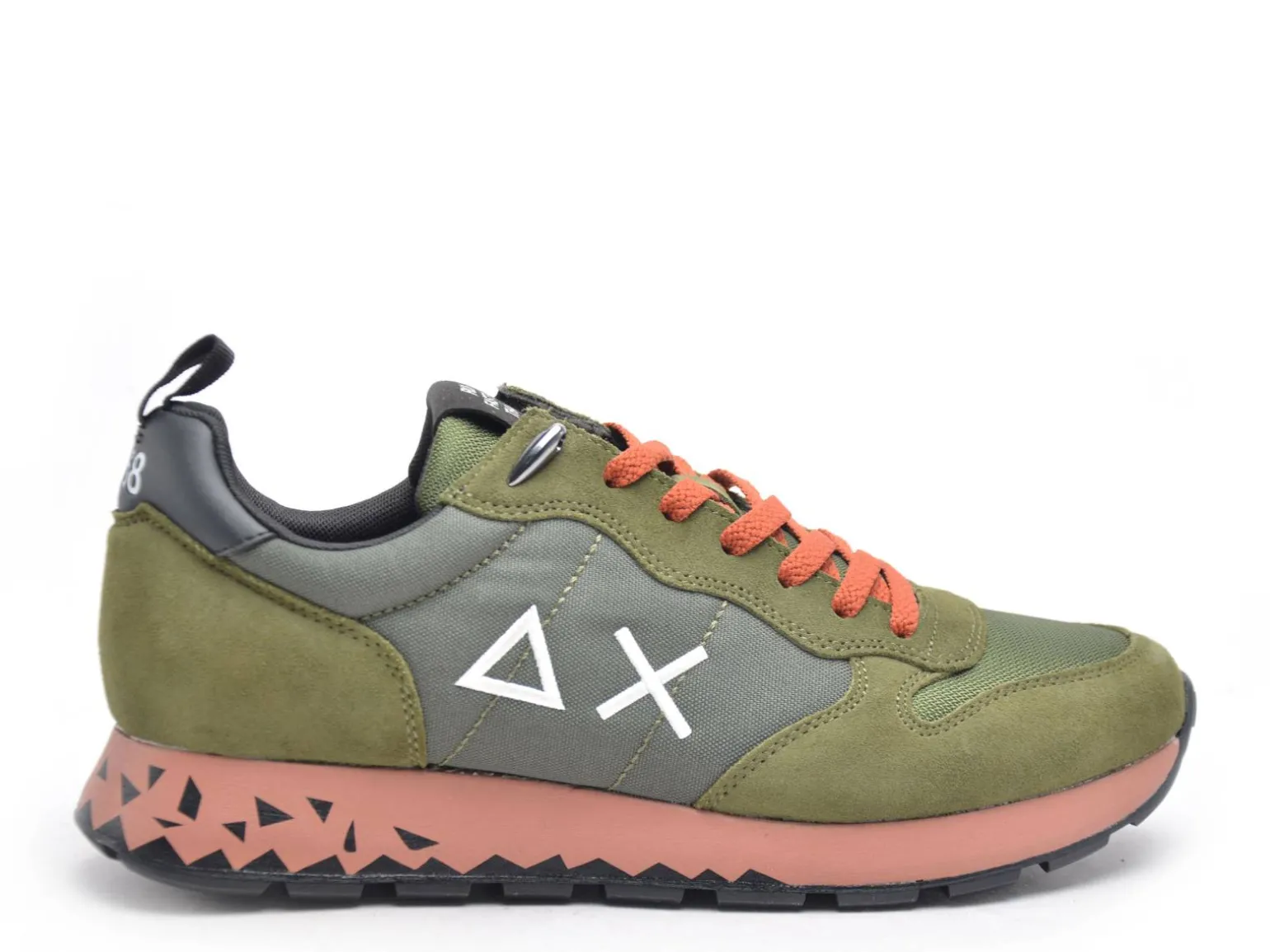 Sun 68 TOM SNAKE Z45104 Kaki Baskets Basses Homme