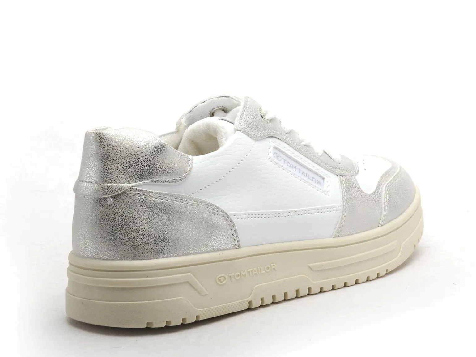 Tom Tailor 7490010018 Blanc Baskets Basses Femme