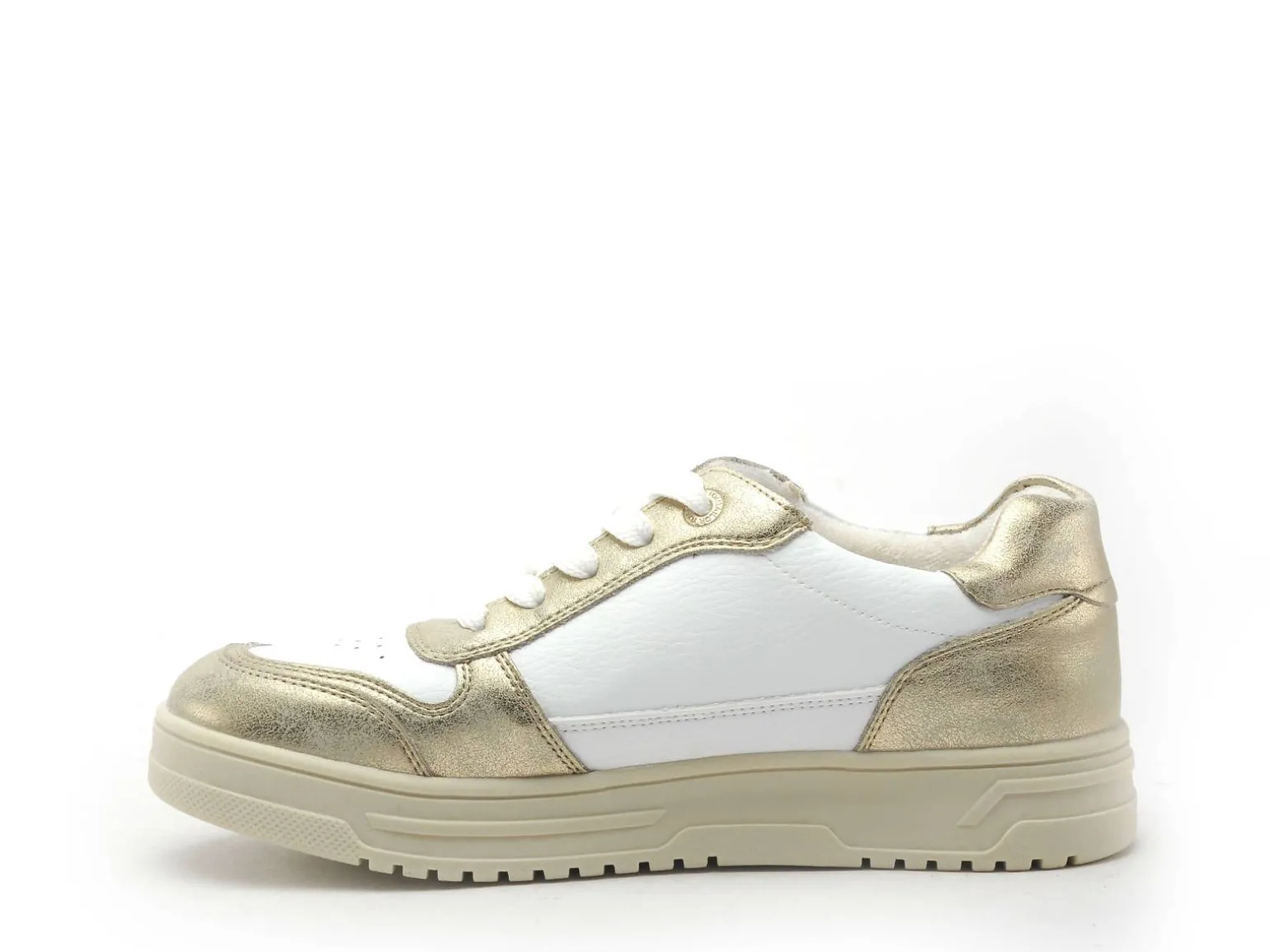 Tom Tailor 7490010018 Blanc et Or Baskets Basses Femme