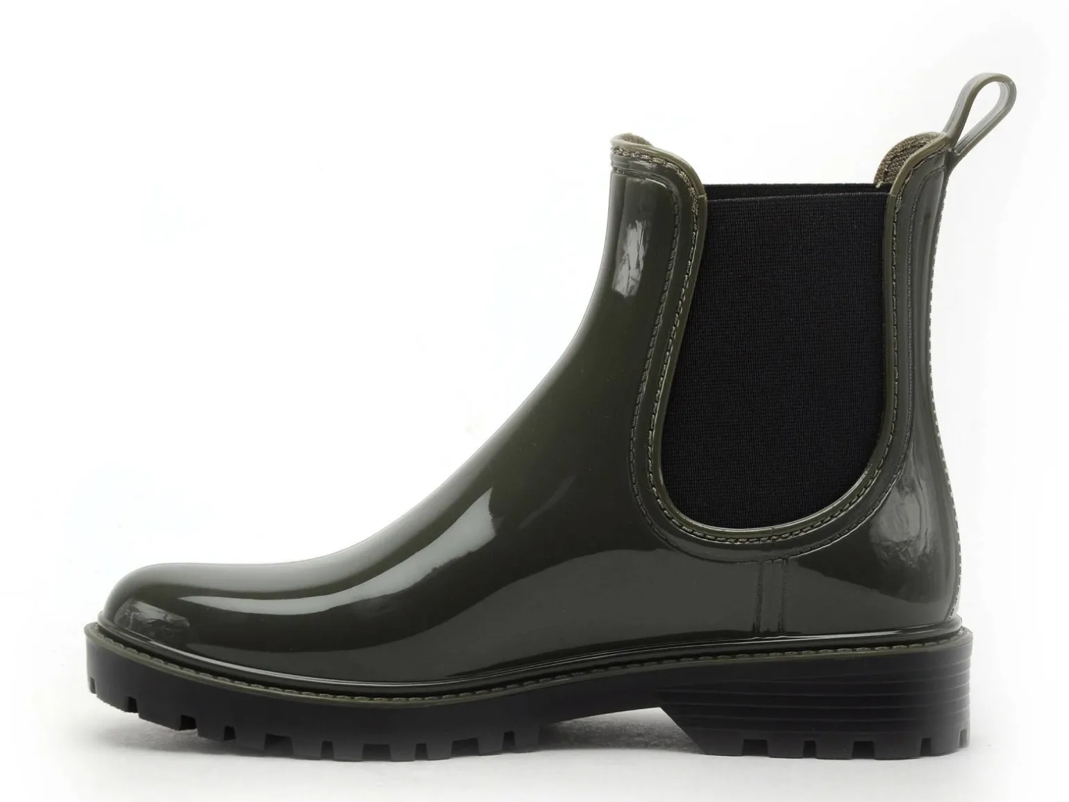 Verbenas Bottes de pluie GAUDI BRILLO Kaki Boots et Bottines Plates Femme