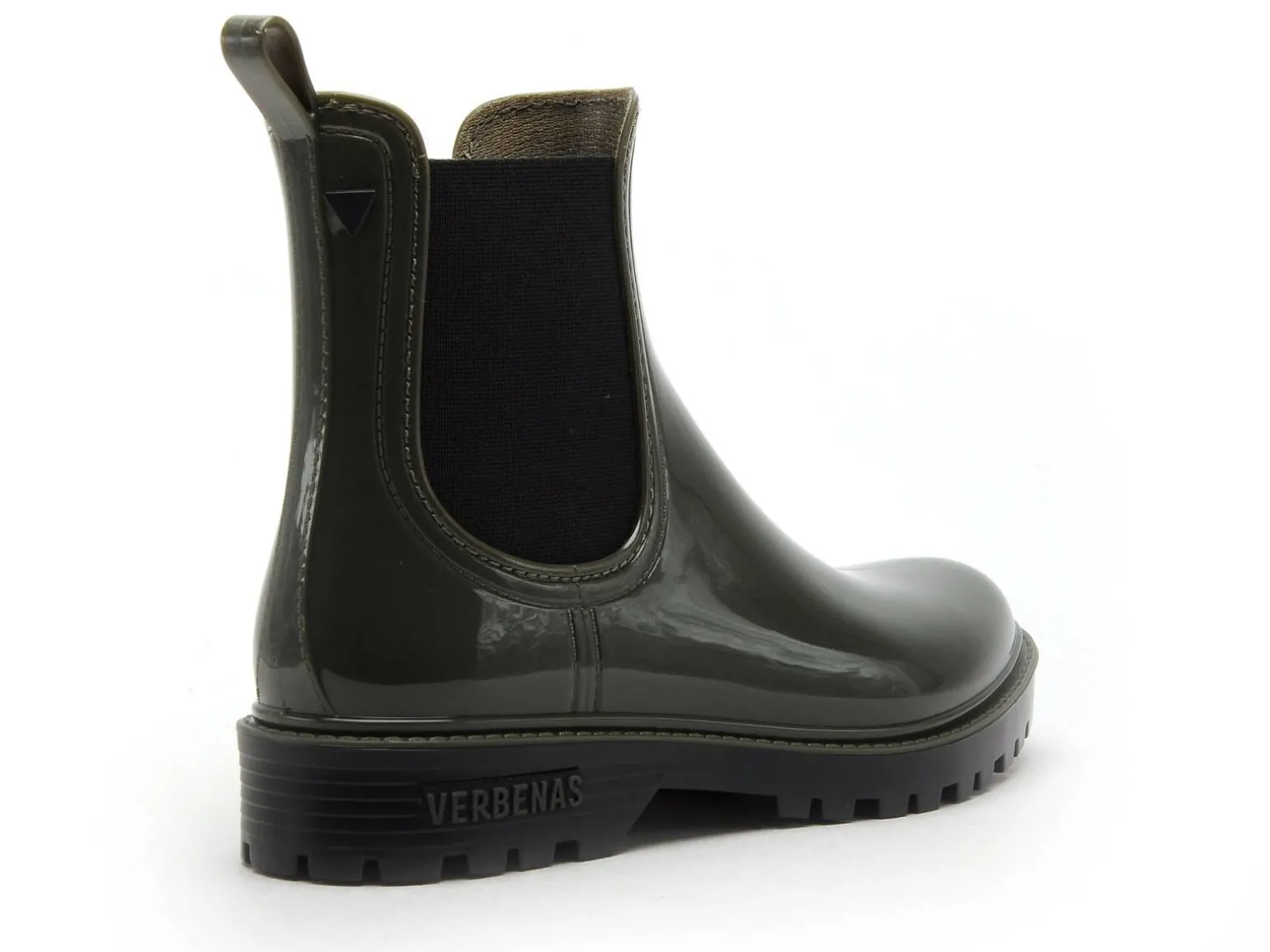 Verbenas Bottes de pluie GAUDI BRILLO Kaki Boots et Bottines Plates Femme