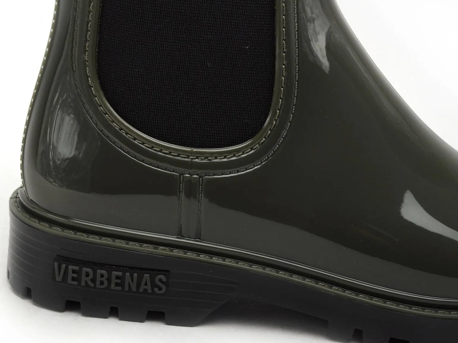 Verbenas Bottes de pluie GAUDI BRILLO Kaki Boots et Bottines Plates Femme