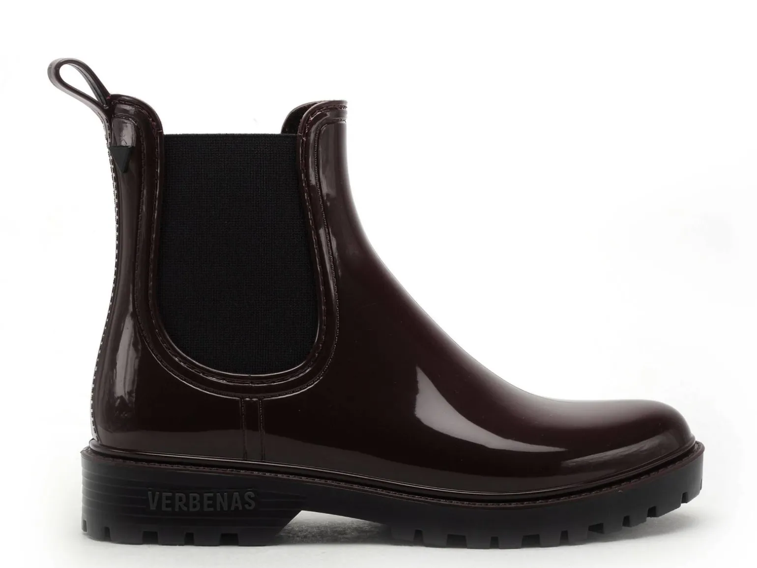 Verbenas Bottes de pluie GAUDI BRILLO Bordeaux Boots et Bottines Plates Femme
