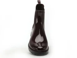 Verbenas Bottes de pluie GAUDI BRILLO Bordeaux Boots et Bottines Plates Femme