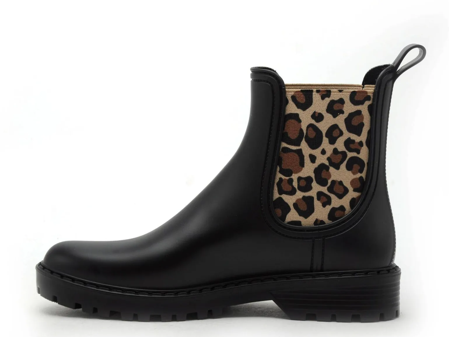 Verbenas Bottes de pluie GAUDI MAT ANIMAL Noir Boots et Bottines Plates Femme