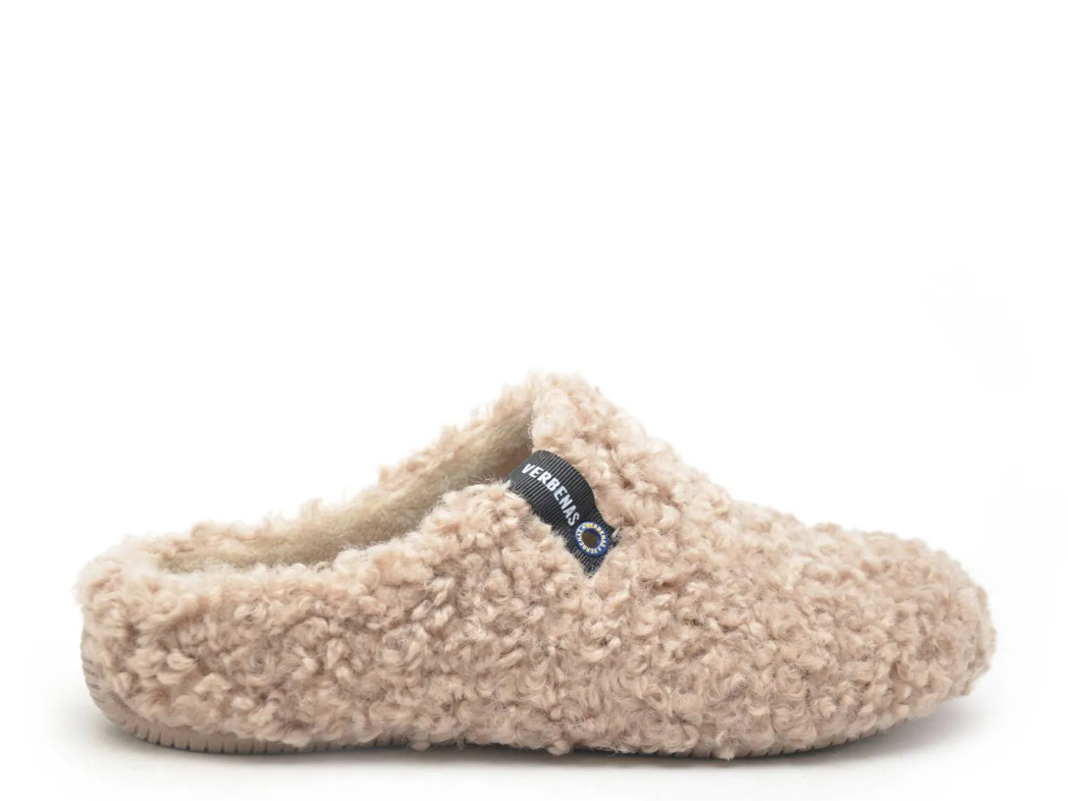 Verbenas Chaussons YORK CURLY Marron Chaussons Femme