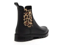 Verbenas GAUDI MAT ANIMAL Noir Boots et Bottines Plates Femme
