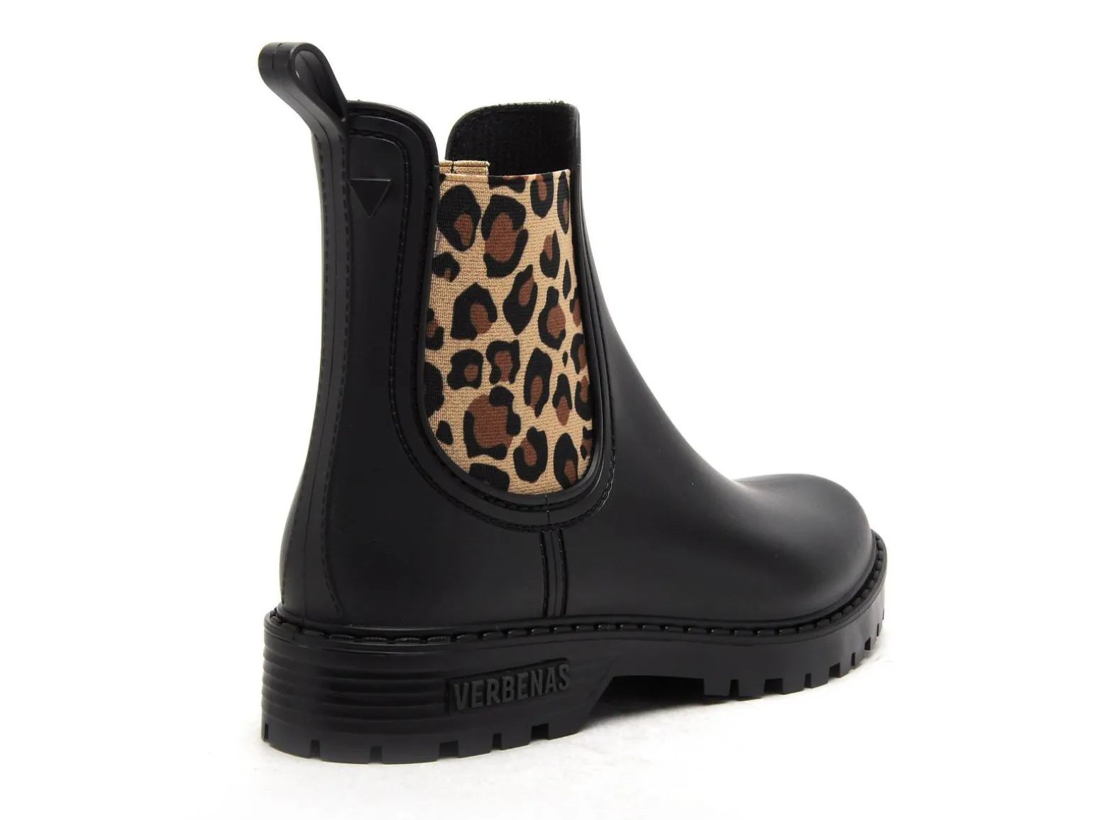 Verbenas GAUDI MAT ANIMAL Noir Boots et Bottines Plates Femme