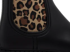Verbenas GAUDI MAT ANIMAL Noir Boots et Bottines Plates Femme