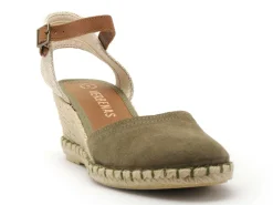 Verbenas MALENA Kaki Sandales à Talons Femme