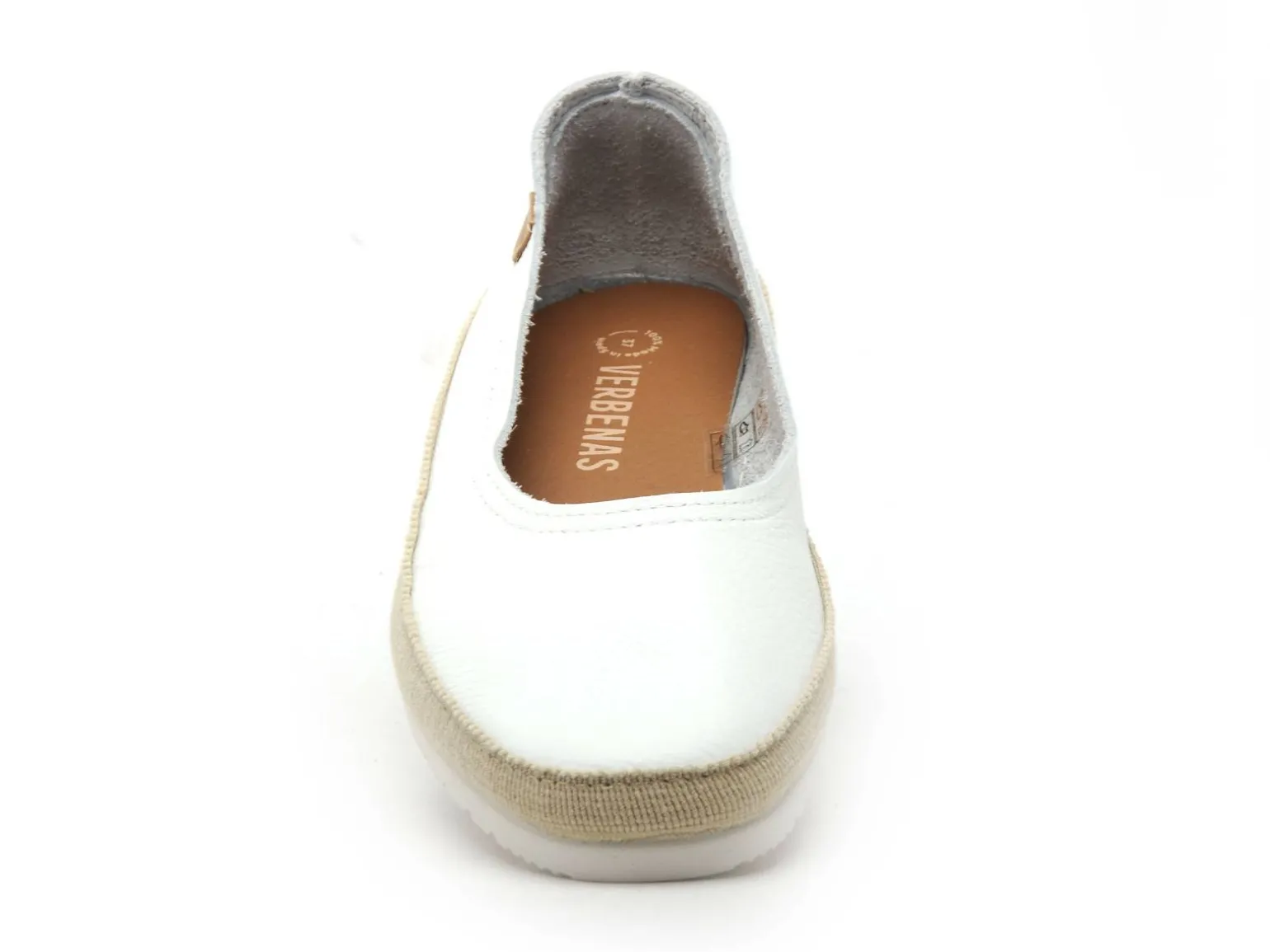 Verbenas NADIA NUCLEO Blanc Ballerines Femme