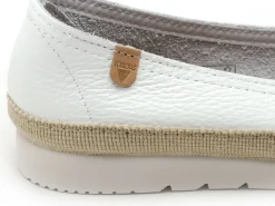 Verbenas NADIA NUCLEO Blanc Ballerines Femme