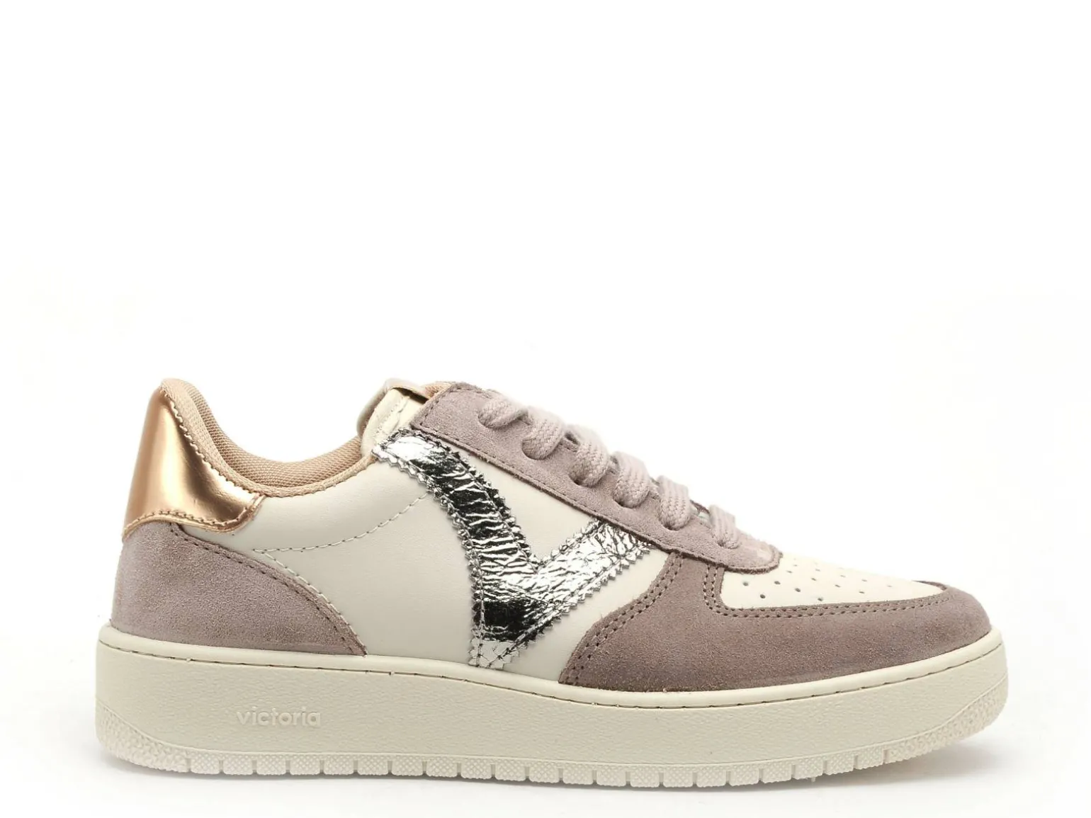 Victoria Baskets MADRID SER METAL Rose Baskets Basses Femme