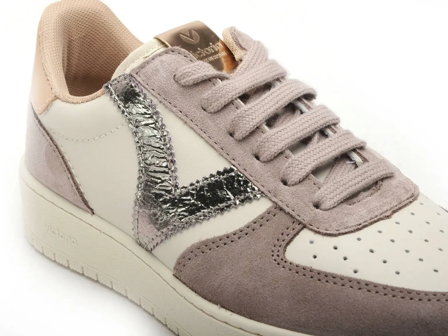Victoria Baskets MADRID SER METAL Rose Baskets Basses Femme