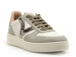 Victoria Baskets MADRID SER METAL Kaki Baskets Basses Femme