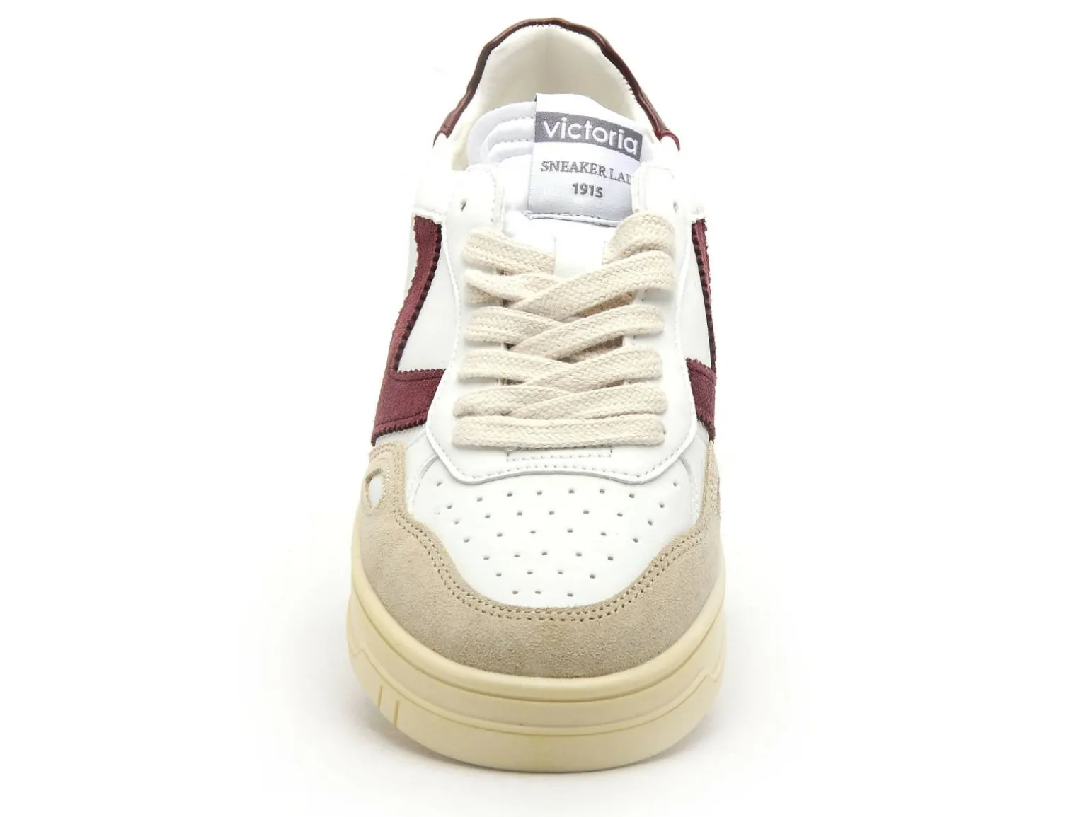 Victoria Baskets SEUL EFECT PIEL SER Bordeaux Baskets Basses Femme