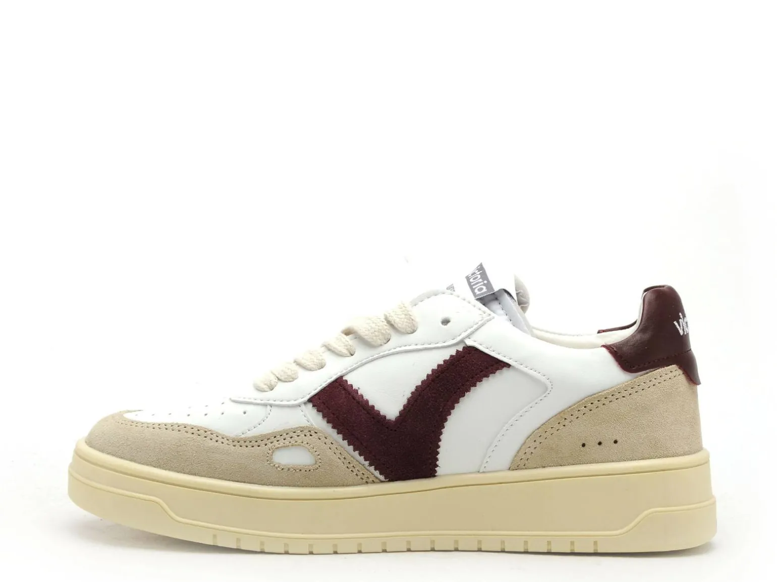 Victoria Baskets SEUL EFECT PIEL SER Bordeaux Baskets Basses Femme