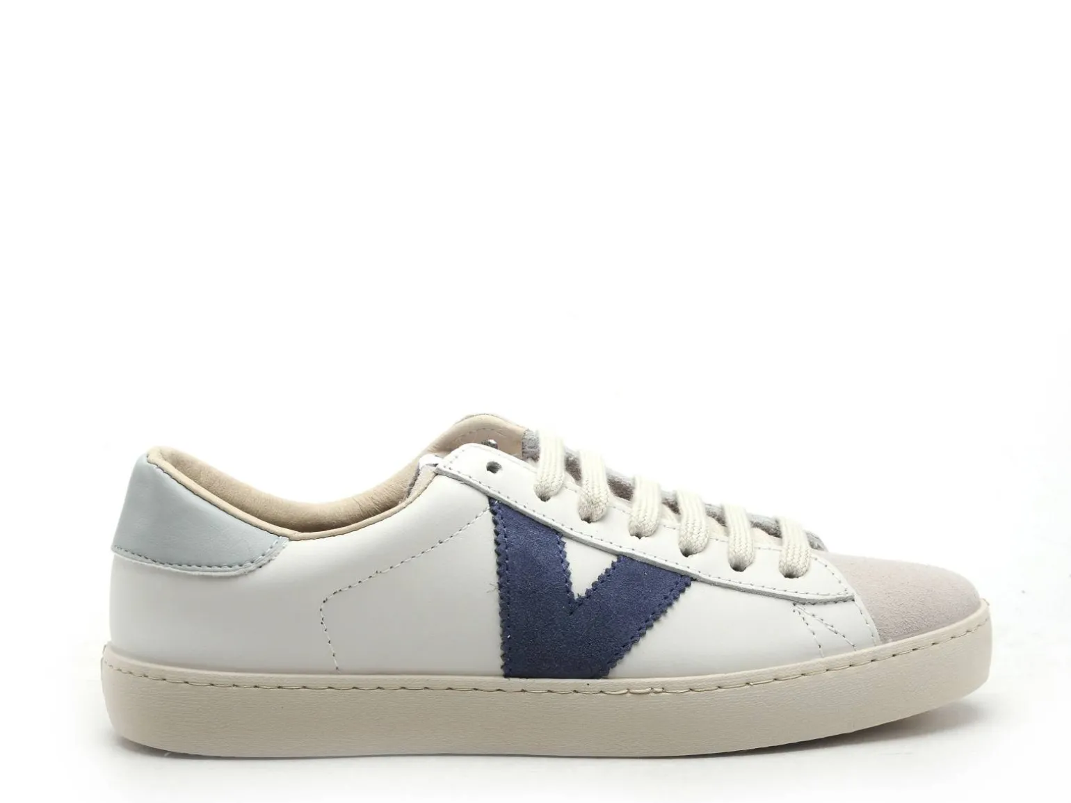 Victoria BERLIN PIEL ET SERRAJE 1126142 Bleu Baskets Basses Femme