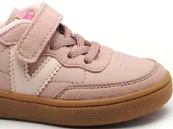 Victoria 1256106 OSLO VELCRO EFECTO PIEL Rose Baskets Basses Fille