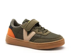Victoria 1256106 OSLO VELCRO EFECTO PIEL Kaki Baskets Basses Garçon