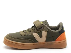 Victoria 1256106 OSLO VELCRO EFECTO PIEL Kaki Baskets Basses Garçon