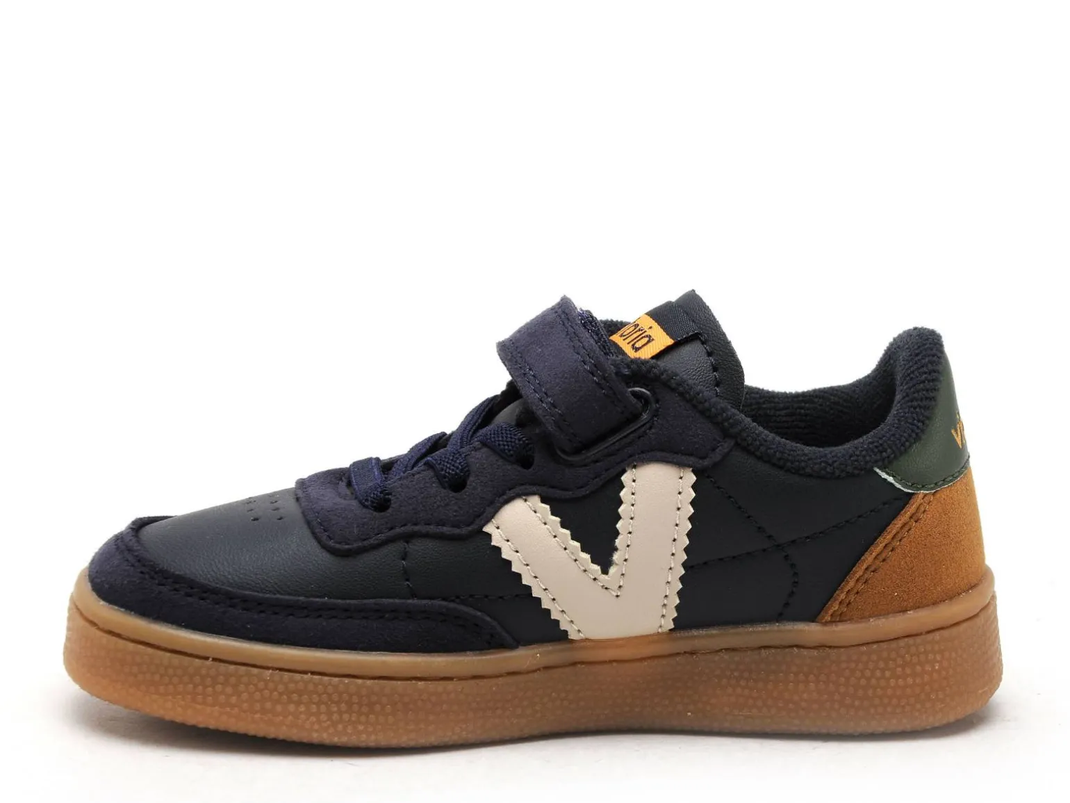 Victoria 1256106 OSLO VELCRO EFECTO PIEL Bleu Baskets Basses Garçon
