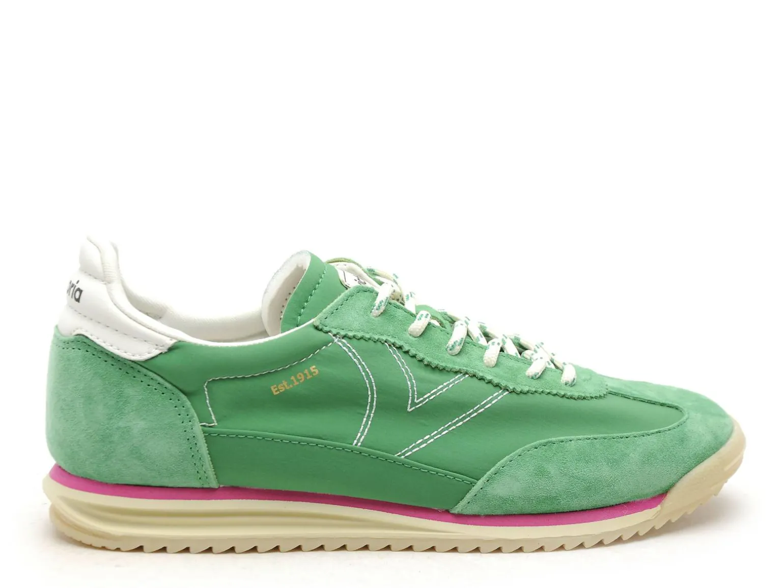 Victoria SATURNONYLON 1158108 Vert Baskets Basses Femme