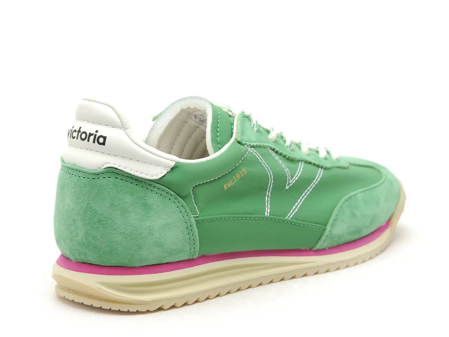 Victoria SATURNONYLON 1158108 Vert Baskets Basses Femme