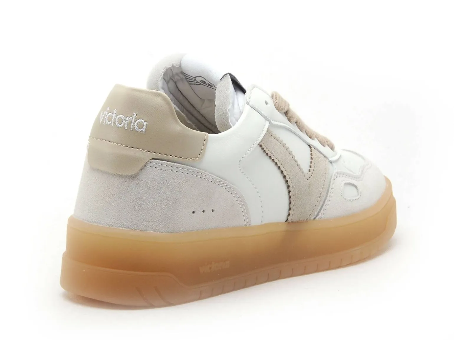 Victoria SEUL EFECTO PIEL ET SERRA 1257129 Blanc Baskets Basses Femme