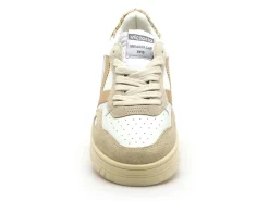 Victoria SEUL SERRAJE ET GLITTER Blanc Baskets Basses Femme